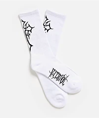 Vitriol Rectify White Crew Socks