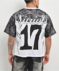 Vitriol Reptile White Crop Football Jersey