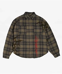 Vitriol Revival Green Flannel Shirt