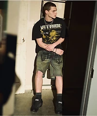Vitriol Riddle Loose Fit Denim Shorts