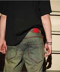 Vitriol Riddle Loose Fit Denim Shorts