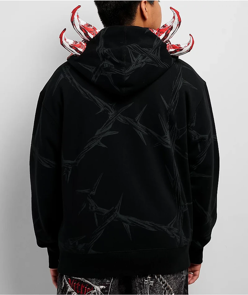 Vitriol Sacril Black Zip Hoodie