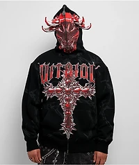 Vitriol Sacril Black Zip Hoodie