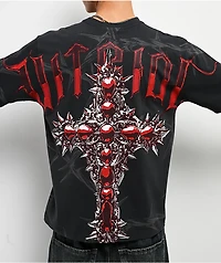 Vitriol Sacrilege Black Boxy T-Shirt