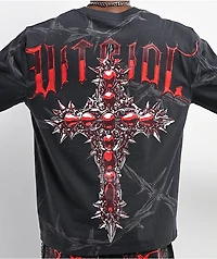 Vitriol Sacrilege Black Long Sleeve Boxy T-Shirt