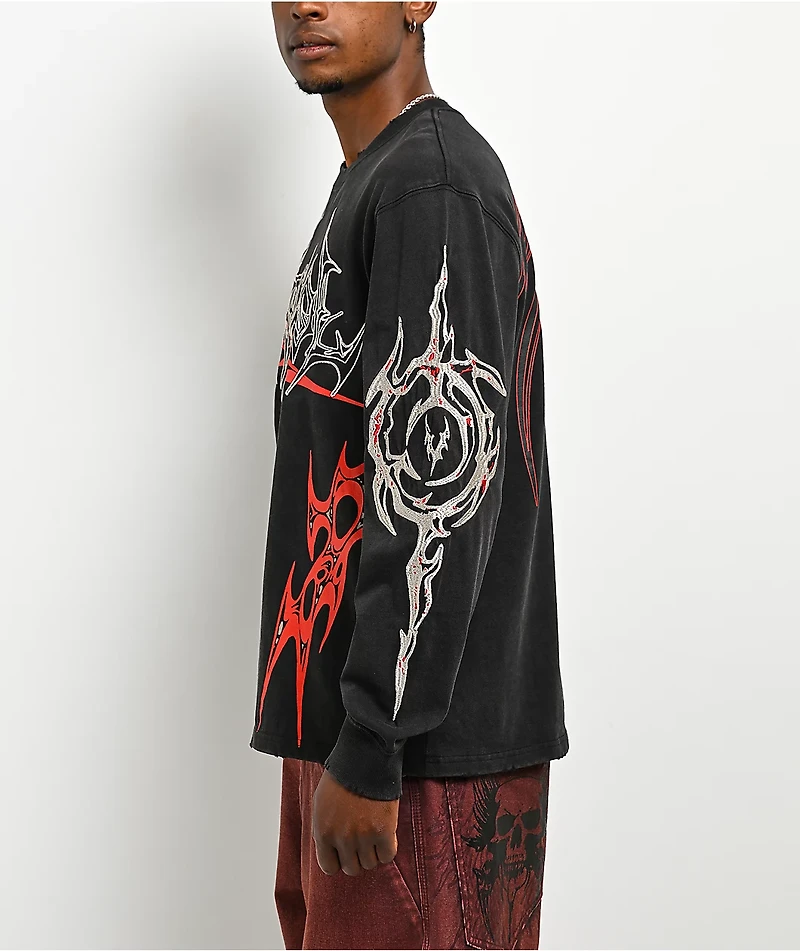 Vitriol Scorn Black Long Sleeve T-Shirt