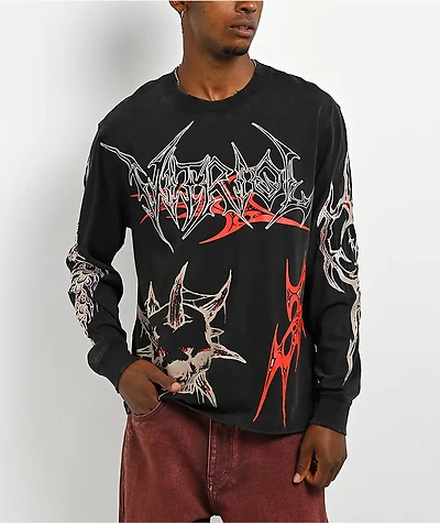 Vitriol Scorn Black Long Sleeve T-Shirt