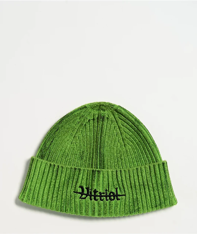 Vitriol Seaburn Spray Green Beanie