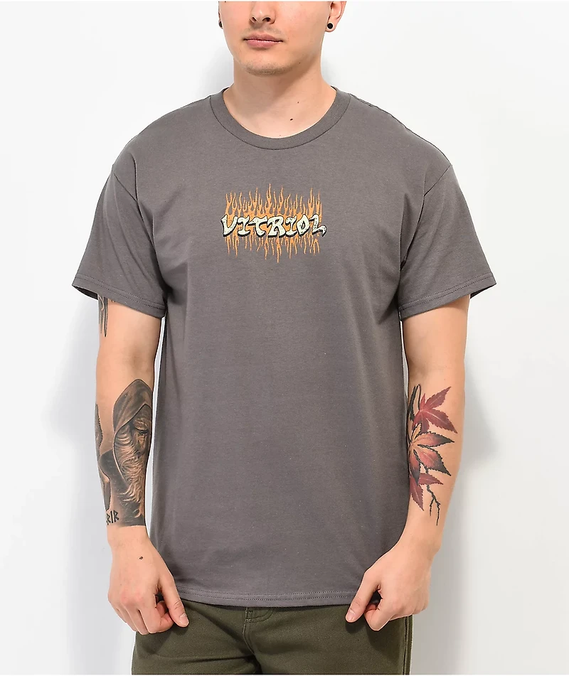 Vitriol See U Heck Black Wash T-Shirt