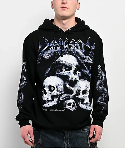 Vitriol Serpents Reign Black Hoodie
