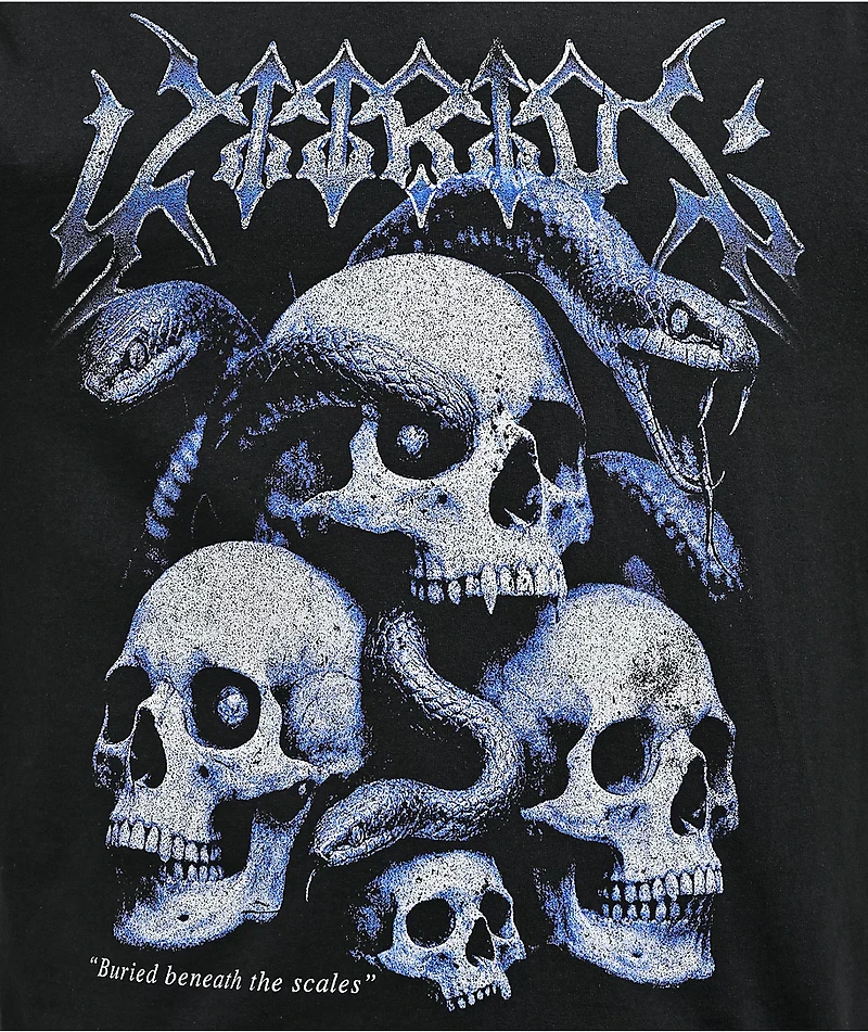 Vitriol Serpents Reign Black Long Sleeve T-Shirt