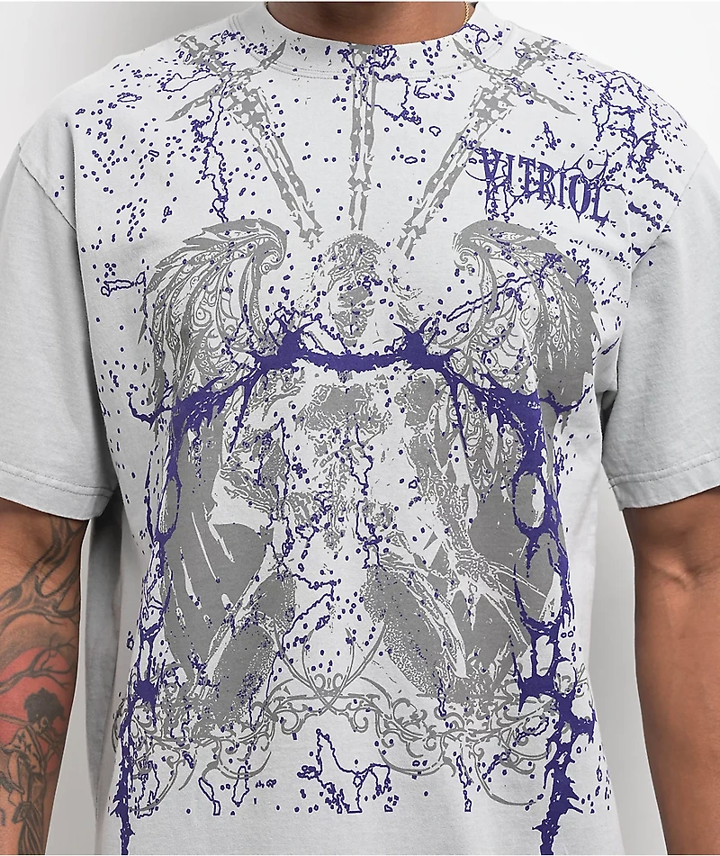 Vitriol Set Free Grey T-Shirt
