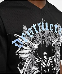 Vitriol Shadow Crawl Black Crop Football Jersey