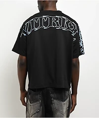 Vitriol Shadow Crawl Black Crop Football Jersey