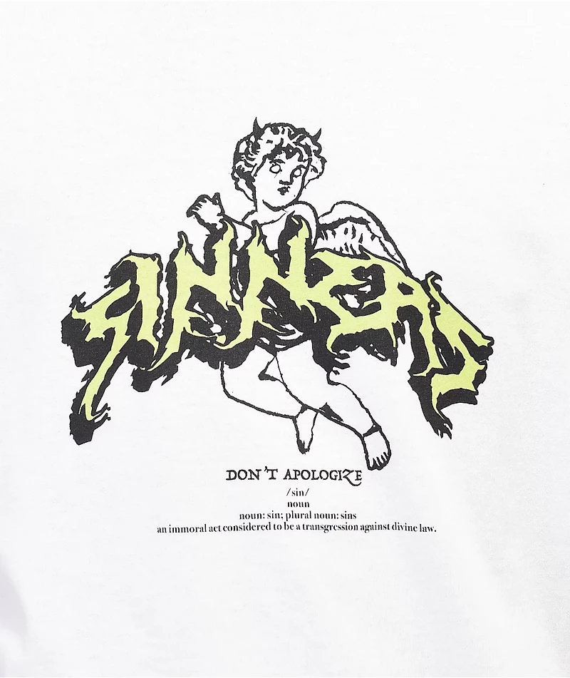 Vitriol Sinners White T-Shirt