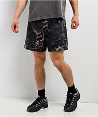 Vitriol Sixth Spawn Leopard Black Mesh Shorts