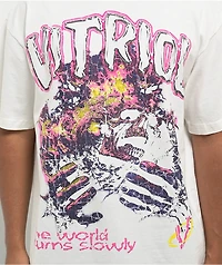 Vitriol Slow Burn White T-Shirt