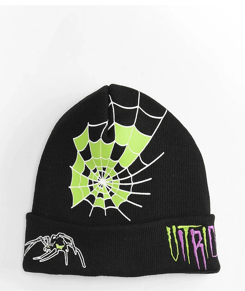 Vitriol Sludge Spider Black Beanie