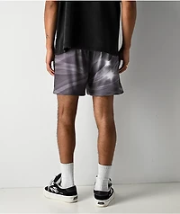 Vitriol Smoke Skull Grey Mesh Shorts