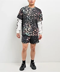 Vitriol Spawn Leopard 2fer Black & White Long Sleeve T-Shirt