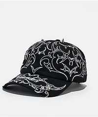 Vitriol Spiked Black Strapback Hat