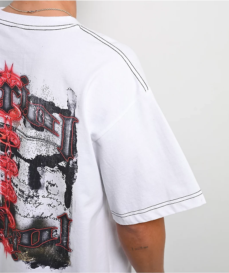 Vitriol Stain White T-Shirt