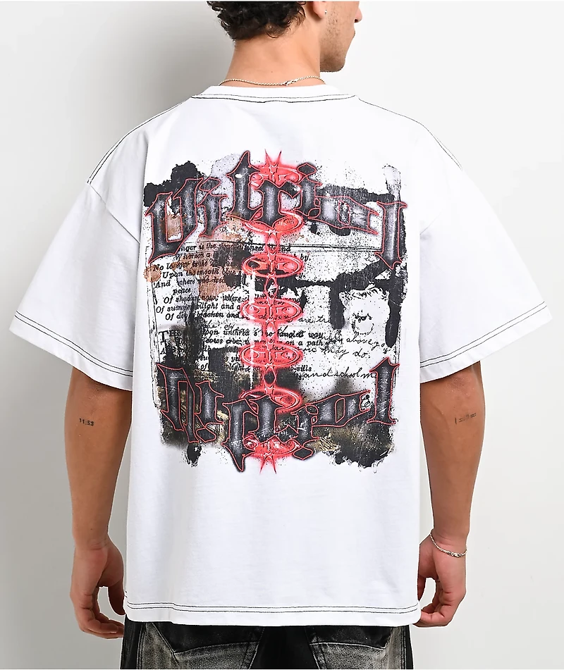Vitriol Stain White T-Shirt