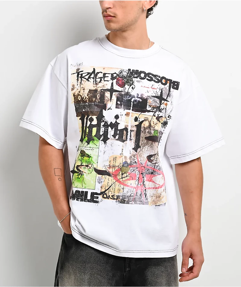 Vitriol Stain White T-Shirt