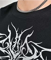 Vitriol Sternum Black Long Sleeve Thermal T-Shirt