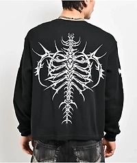 Vitriol Sternum Black Long Sleeve Thermal T-Shirt