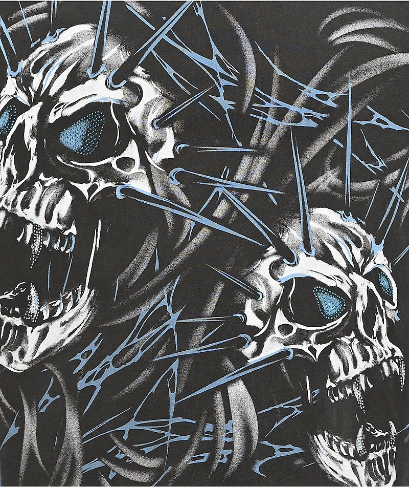 Vitriol Stone Fish Charcoal Wash Long Sleeve T-Shirt