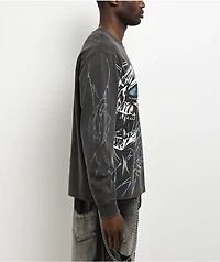 Vitriol Stone Fish Charcoal Wash Long Sleeve T-Shirt