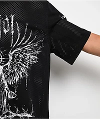 Vitriol Summoned Black Crop Football Jersey