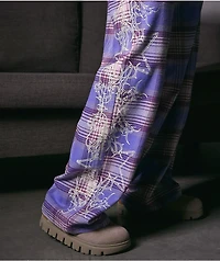 Vitriol Summoned Light Purple Plaid Lounge Pants