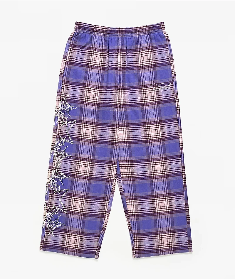 Vitriol Summoned Light Purple Plaid Lounge Pants