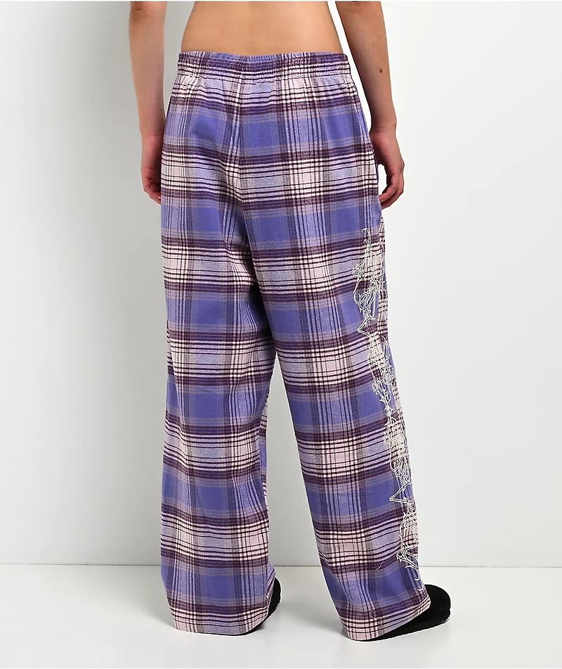Vitriol Summoned Light Purple Plaid Lounge Pants