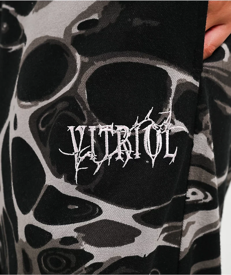 Vitriol Summoned Marble Black Lounge Pants