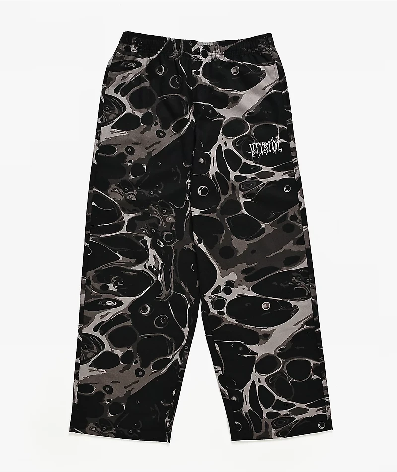 Vitriol Summoned Marble Black Lounge Pants