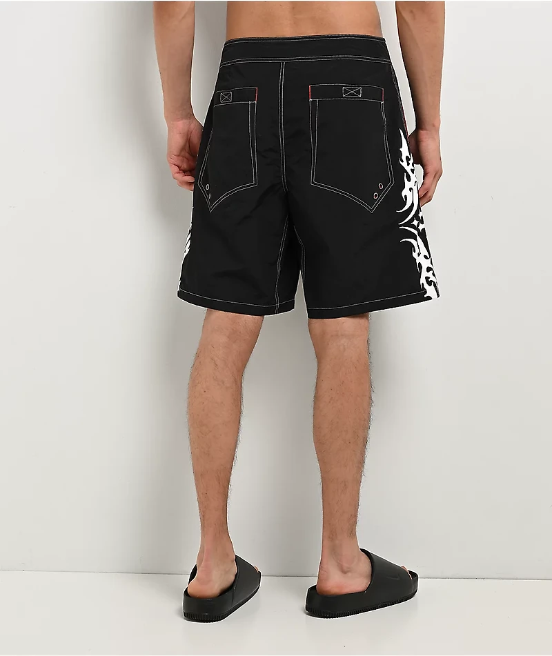 Vitriol Tattoo Black Board Shorts