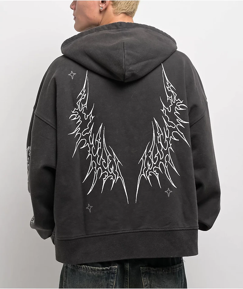 Vitriol Thunder Black Wash Hoodie