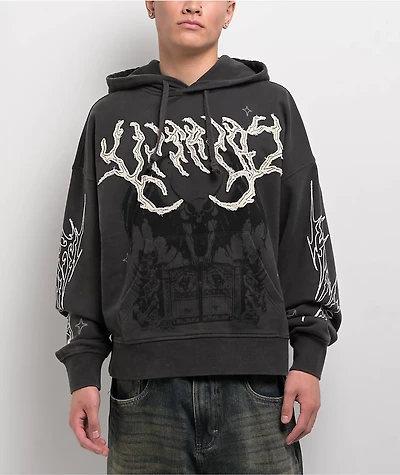 Vitriol Thunder Black Wash Hoodie