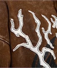 Vitriol Thunder Brown Wash Hoodie