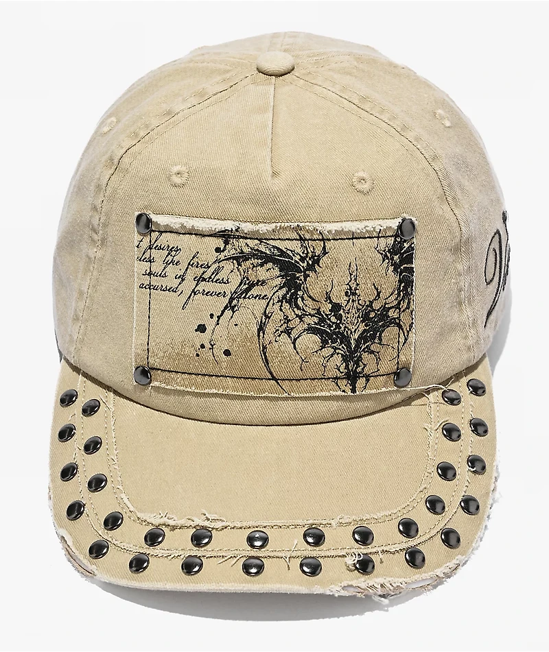Vitriol Unearthed Distressed Khaki Snapback Hat