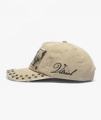 Vitriol Unearthed Distressed Khaki Snapback Hat