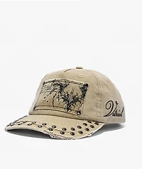 Vitriol Unearthed Distressed Khaki Snapback Hat