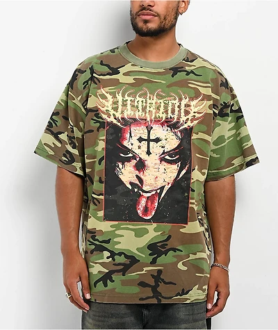 Vitriol Unfazed Camo T-Shirt