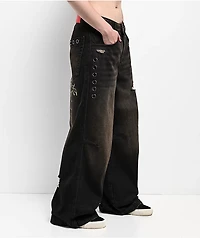 Vitriol Verona Love Dagger Sacred Black Wash Jeans