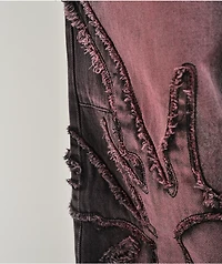 Vitriol Verona Pink Wash Wide Leg Jeans