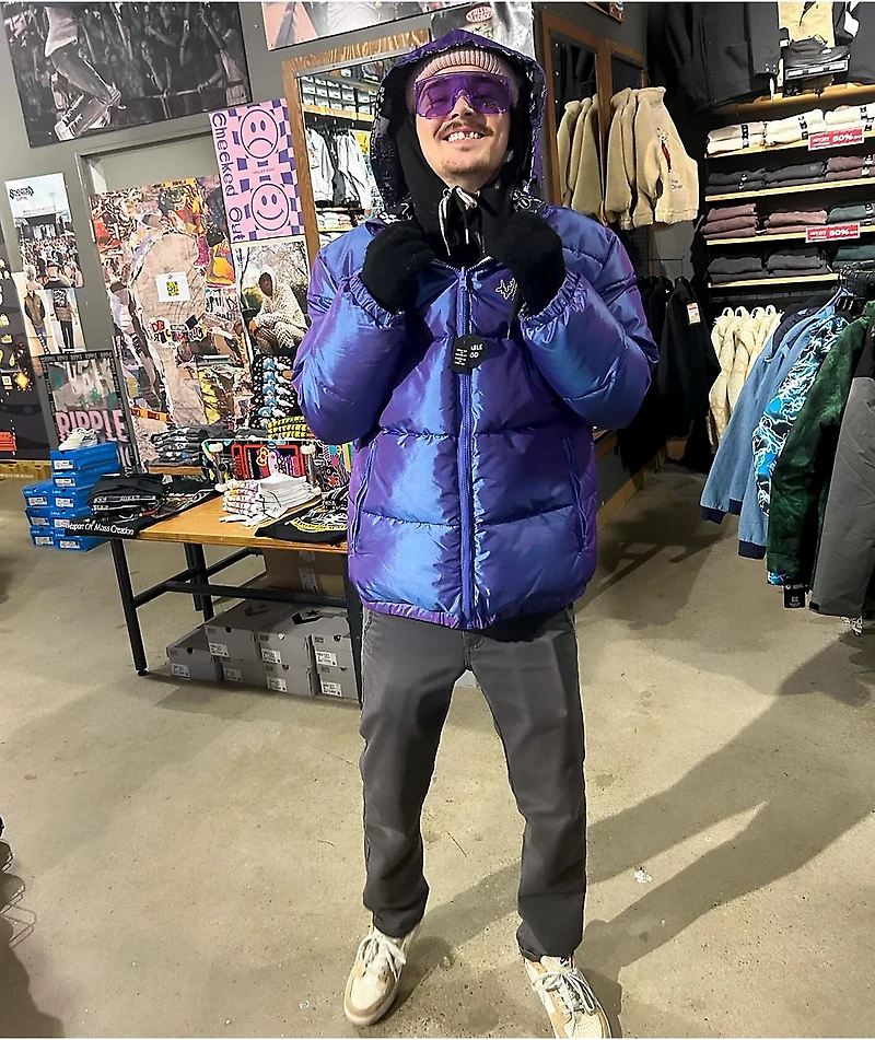 Vitriol Verso Purple Reversible Puffer Jacket