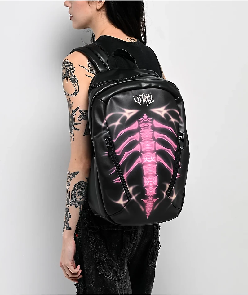 Vitriol Vertebra Black Backpack